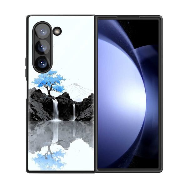 Mountain Calm Samsung Z Fold Glass Case