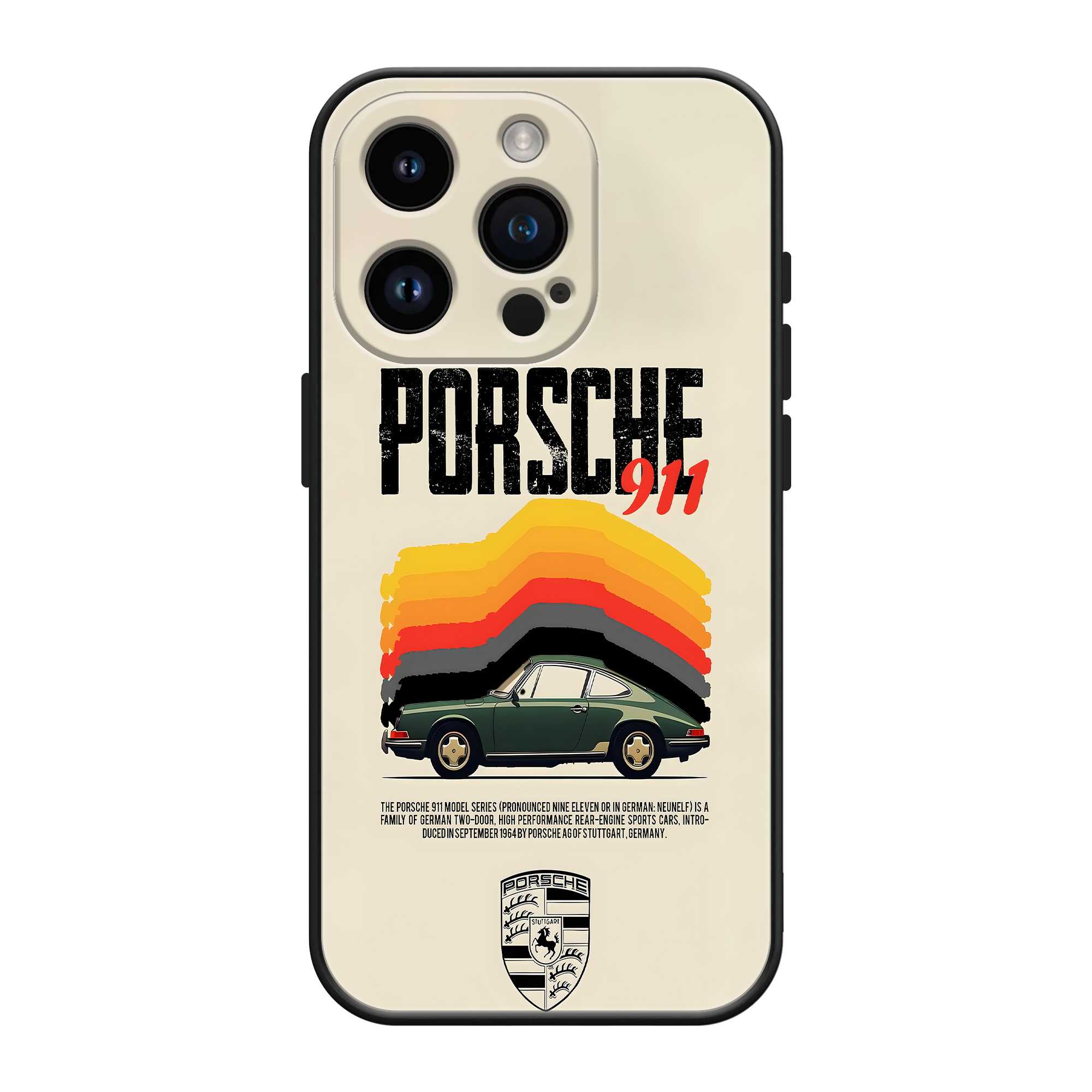 Multi-Stripes 911 Silicone Case Main image