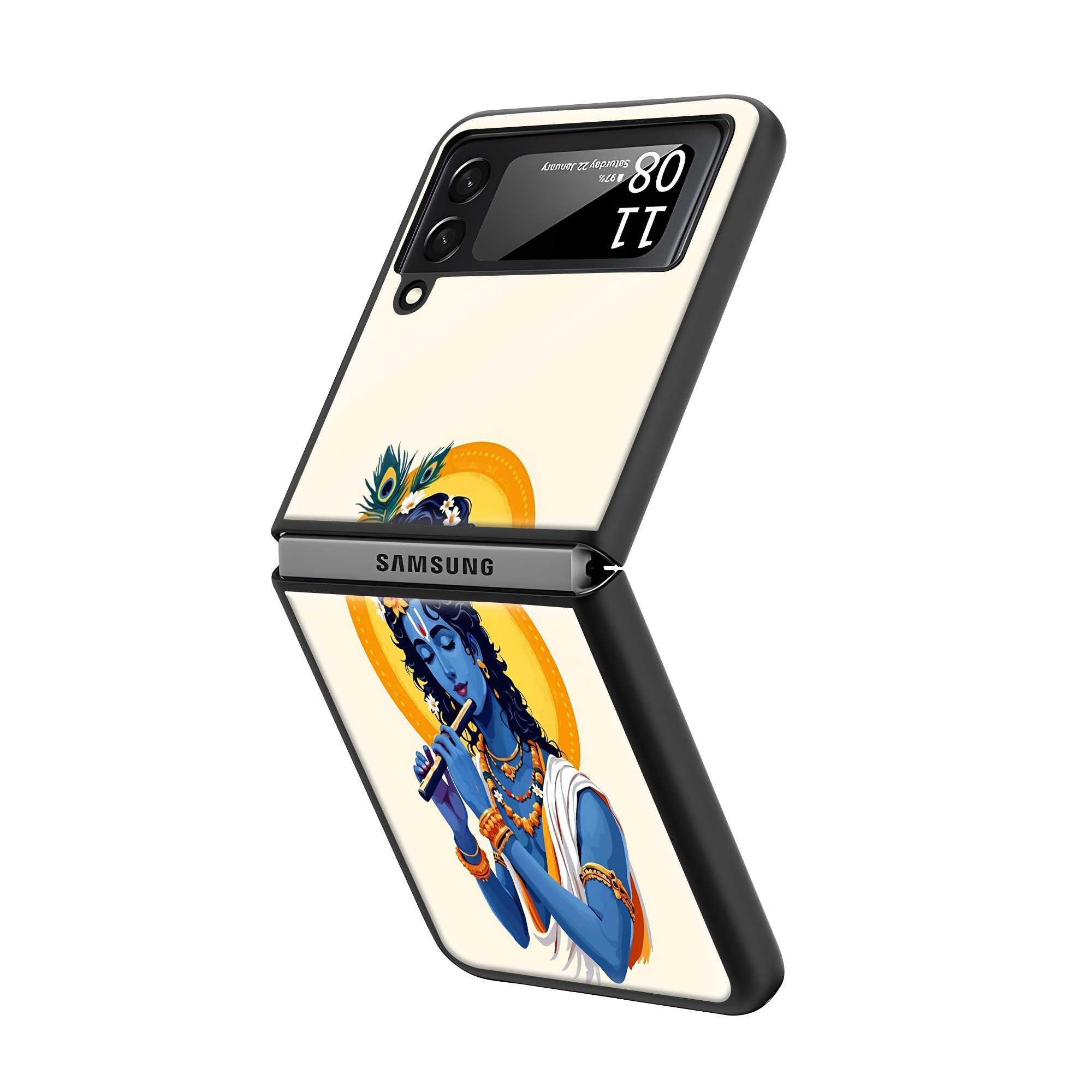 Murli Manohar Samsung Z Flip Glass Case