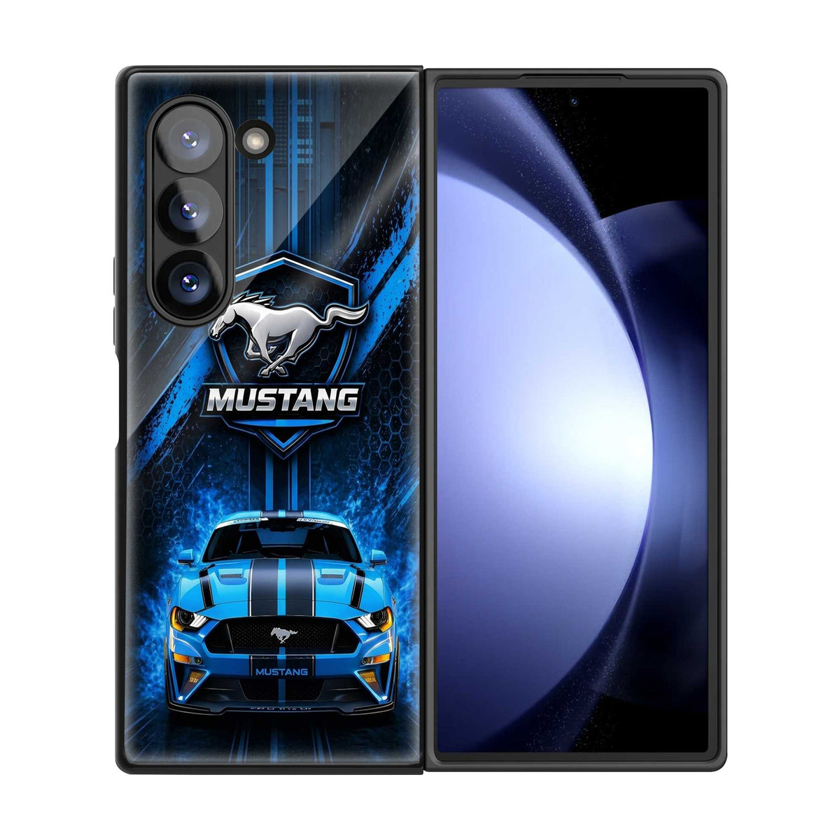 Mustang Rage Samsung Z Fold Glass Case