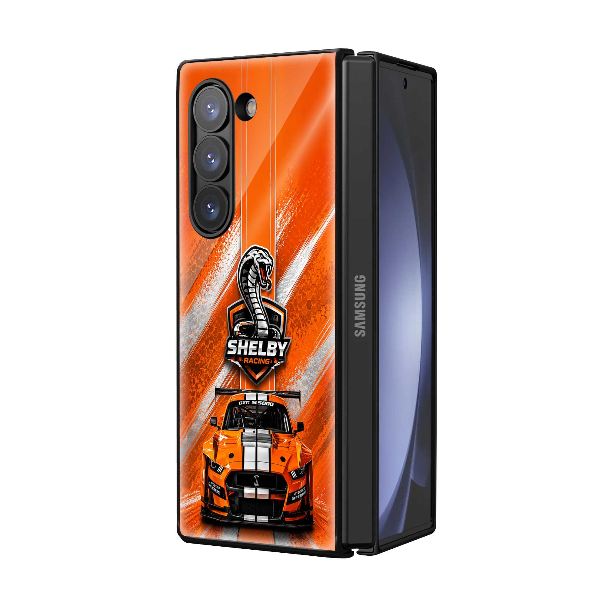 Mustang Shelby Samsung Z Fold Glass Case