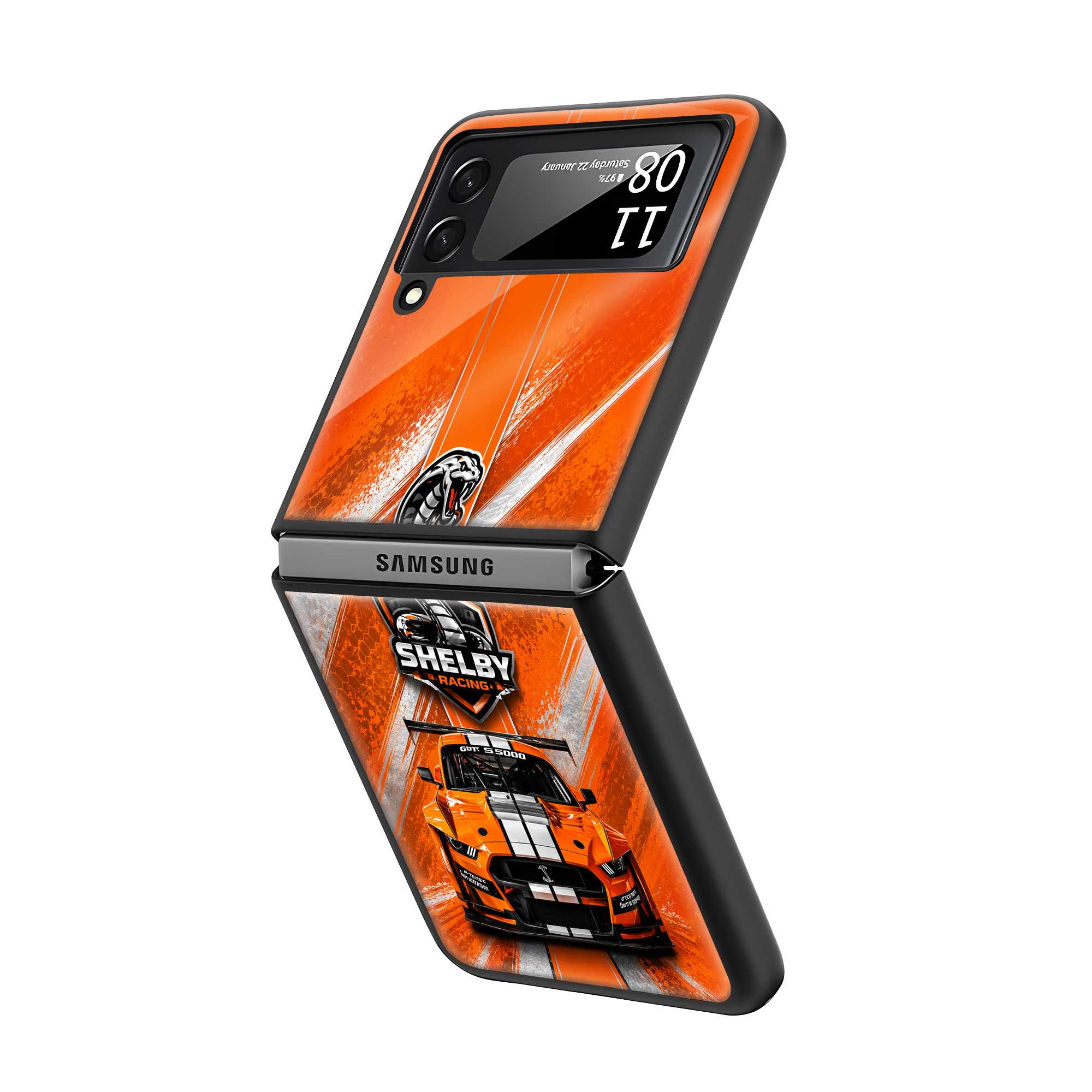 Mustang Shelby Samsung Z Flip Glass Case