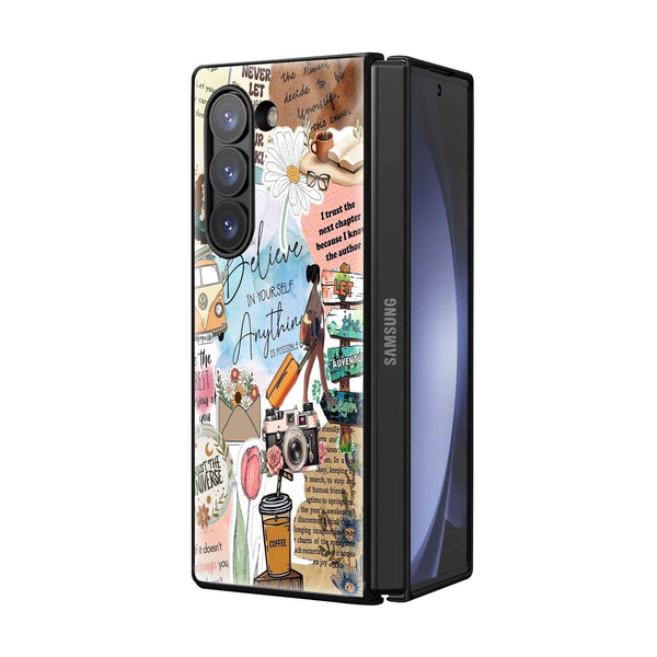 My Vision Board Samsung Z Fold Glass Case