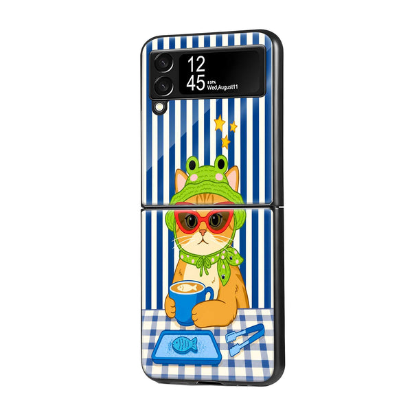 My luska Samsung Z Flip Glass Case