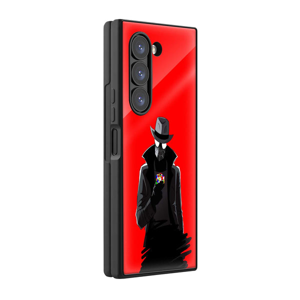 Mystery Web Samsung Z Fold Glass Case