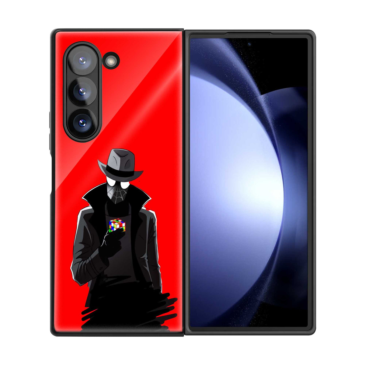 Mystery Web Samsung Z Fold Glass Case