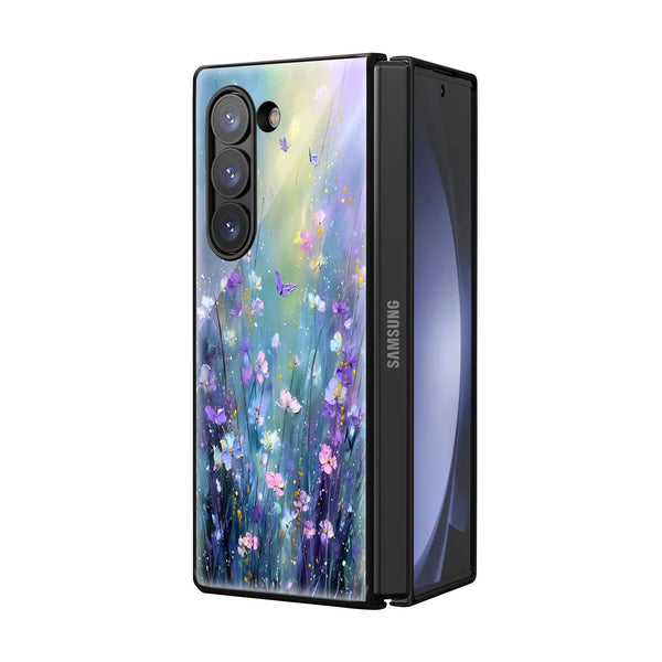 Mystic Galaxy Samsung Z Fold Glass Case