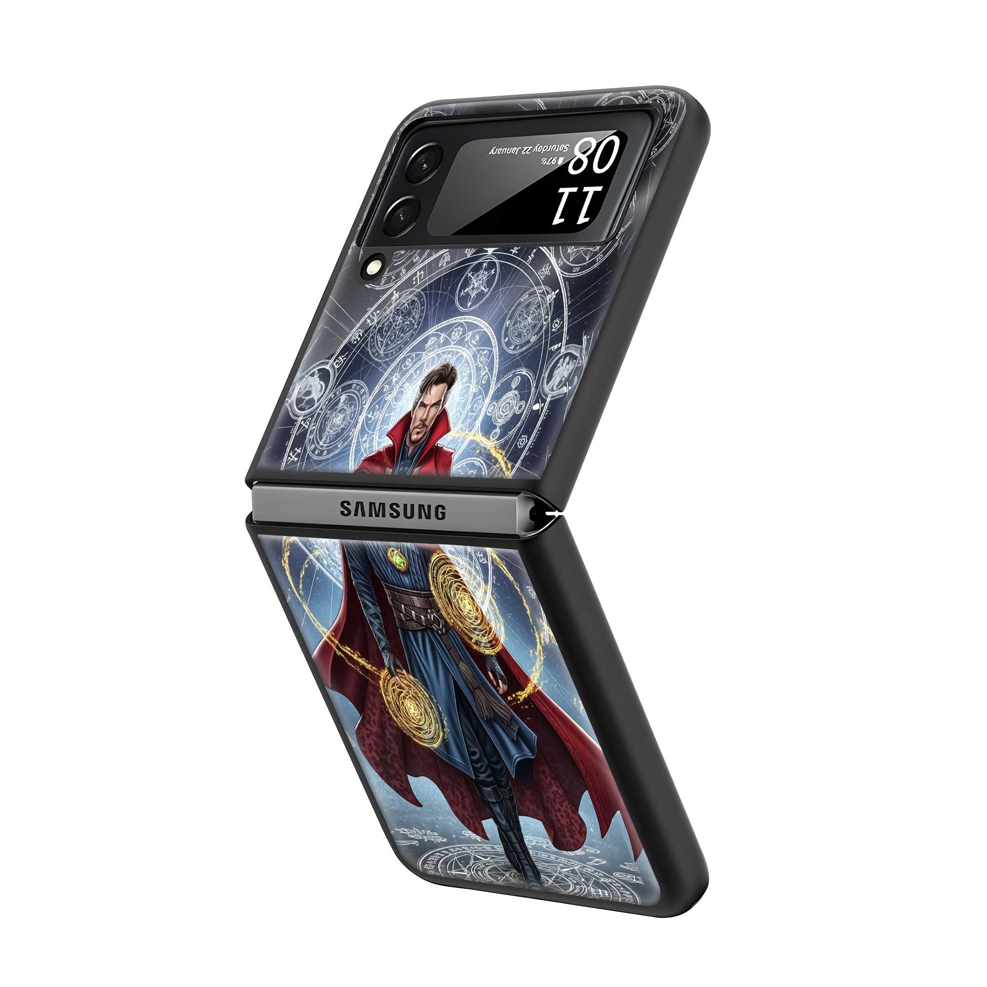 Mystic Strange Samsung Z Flip Glass Case