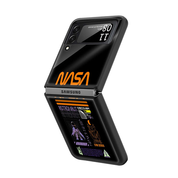 NASA Drift Samsung Z Flip Glass Case