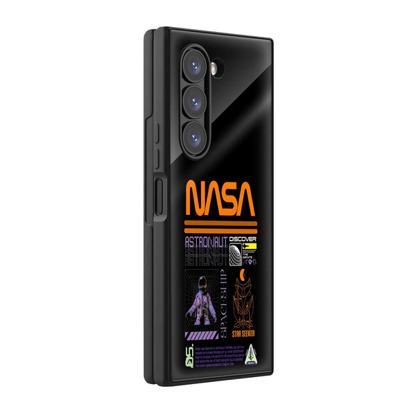 NASA Drift Samsung Z Fold Glass Case