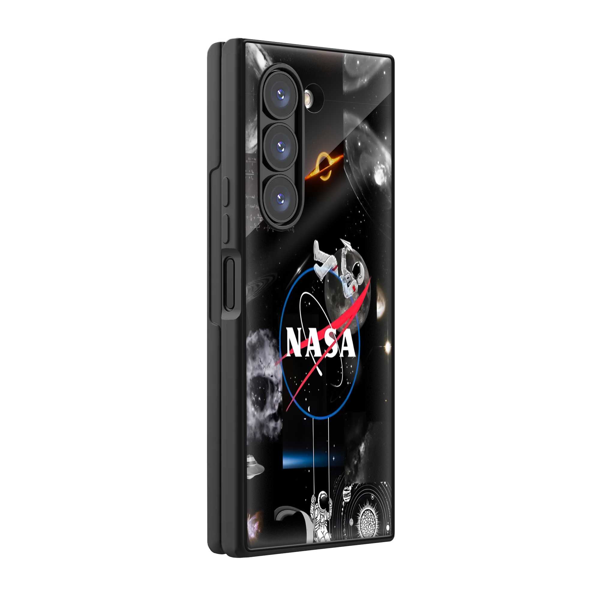 NASA Universe Samsung Z Fold Glass Case
