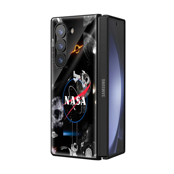 NASA Universe Samsung Z Fold Glass Case