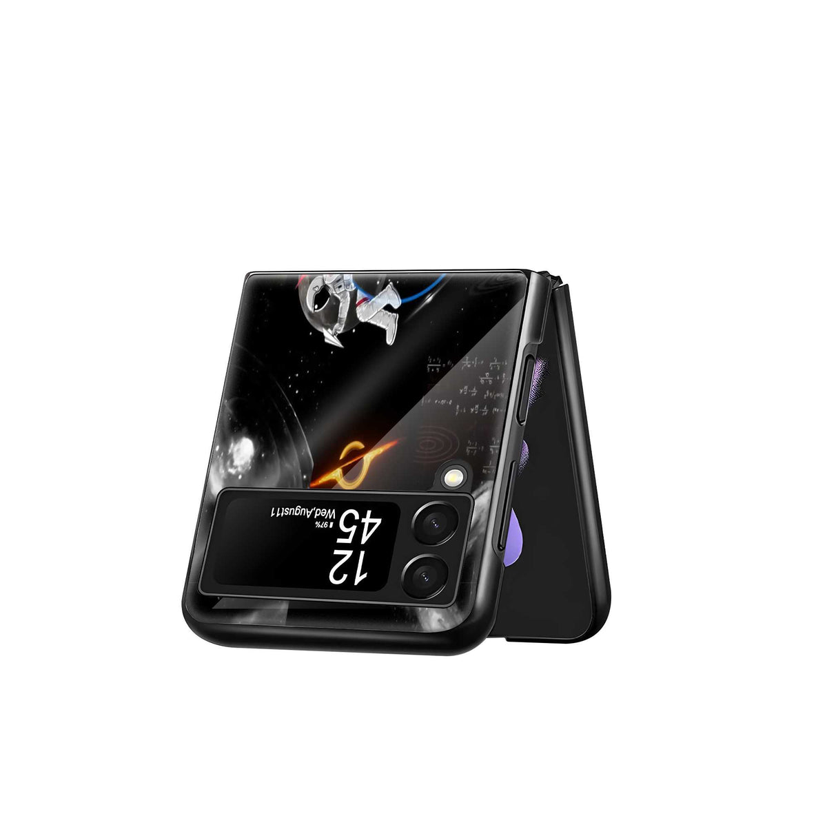 NASA Universe Samsung Z Flip Glass Case