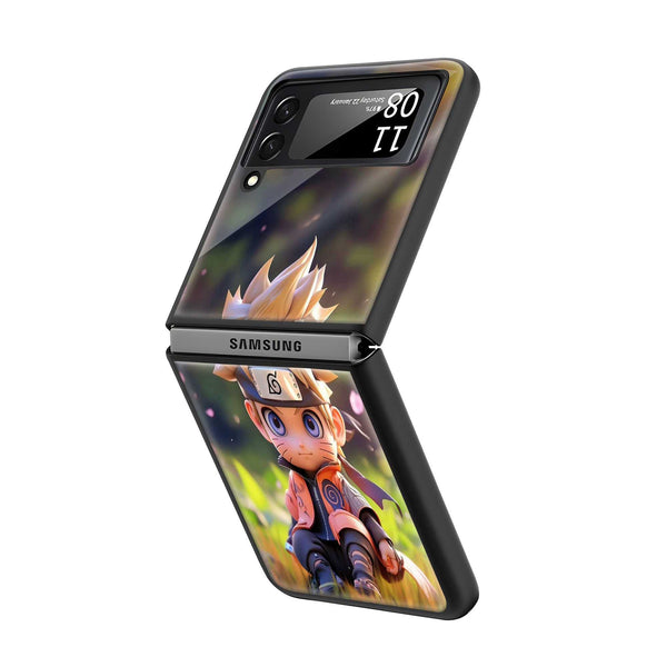Naruto Dreams Samsung Z Flip Glass Case