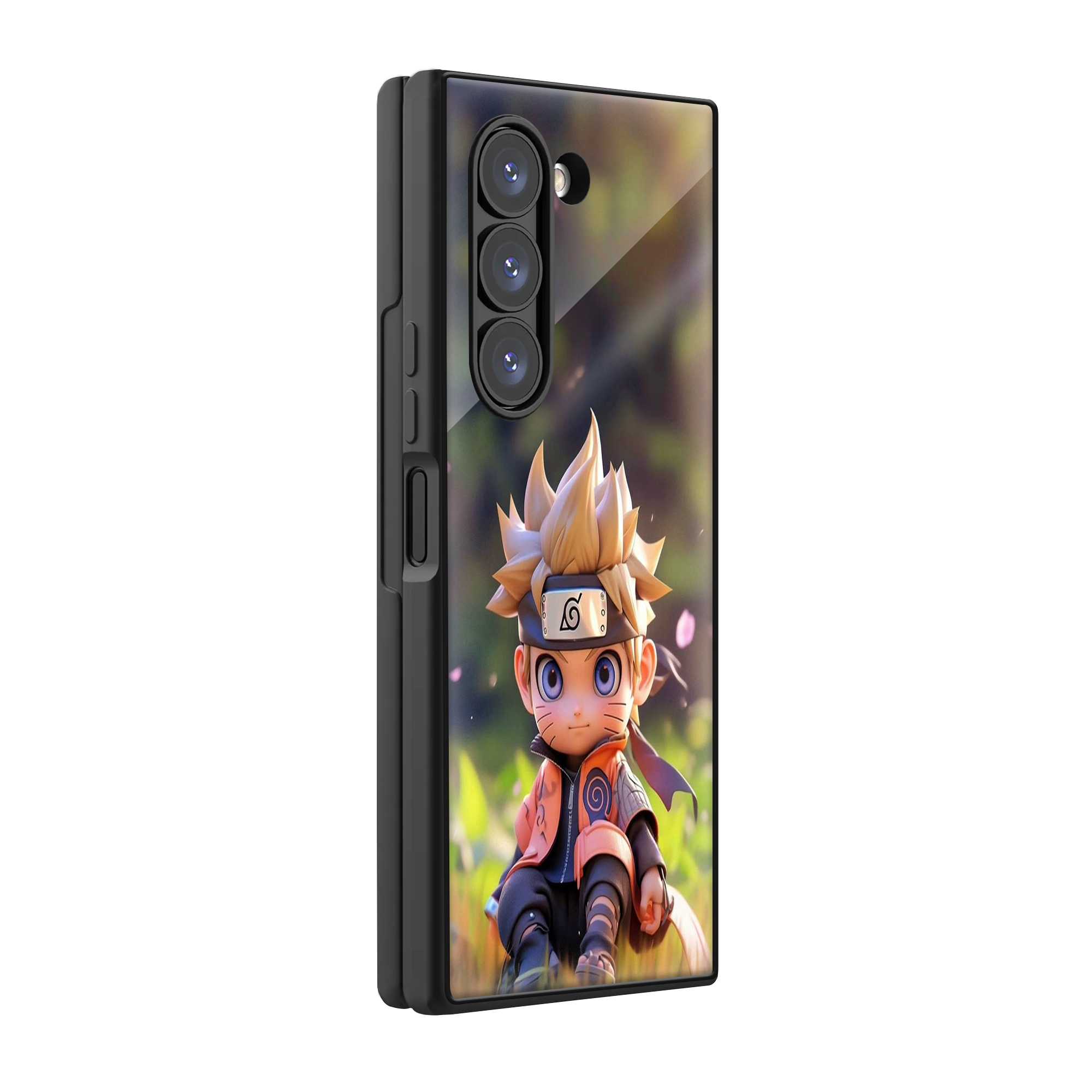 Naruto Dreams Samsung Z Fold Glass Case