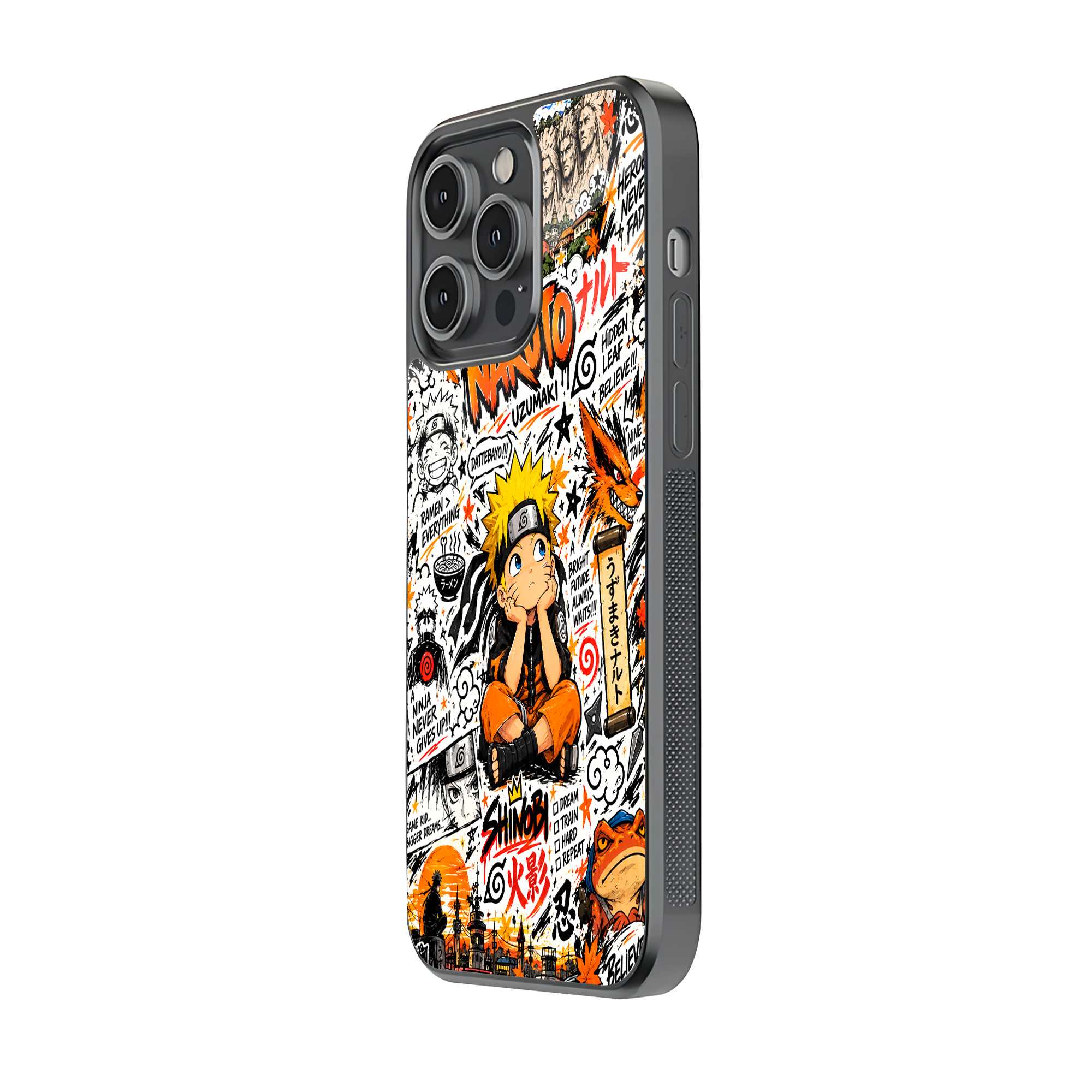Naruto Manga Vibes Glass Case Secondary image
