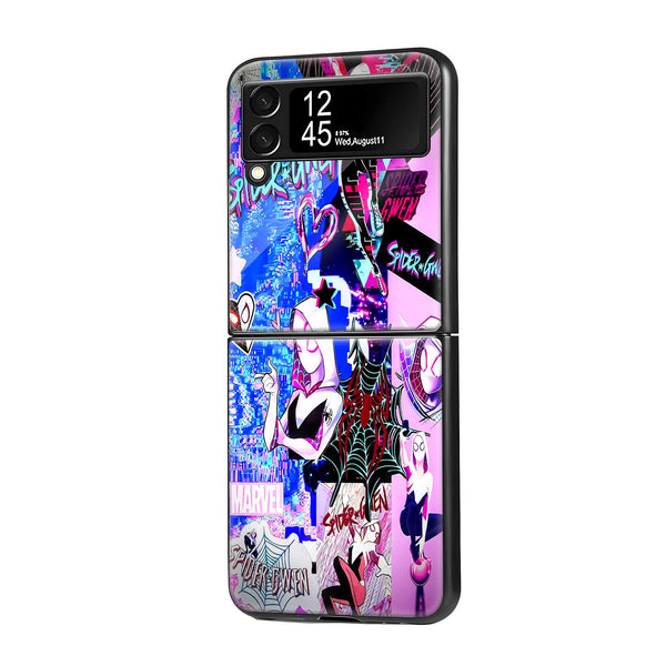 Neon Gwen Samsung Z Flip Glass Case