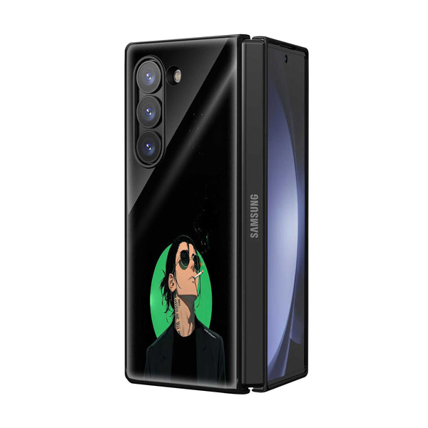 Neon Noir Samsung Z Fold Glass Case