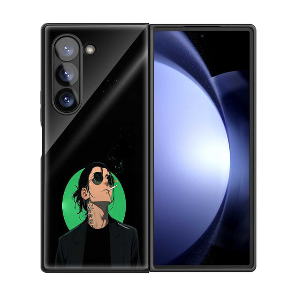 Neon Noir Samsung Z Fold Glass Case