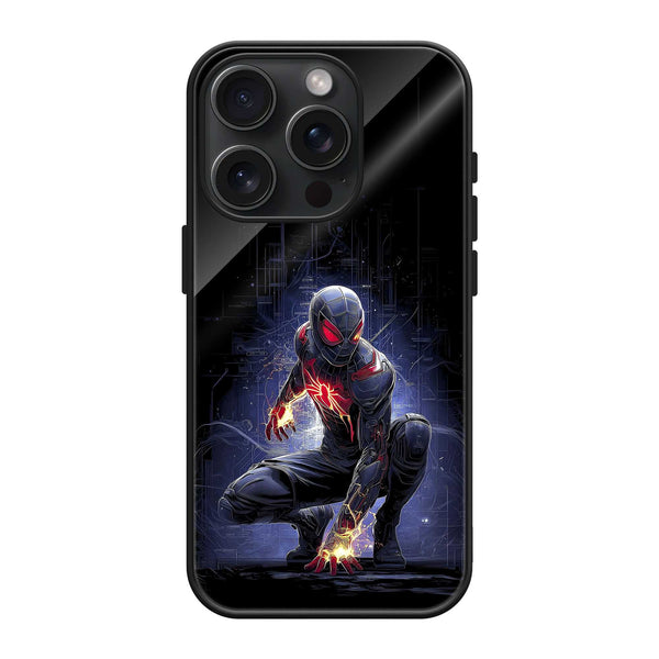 Neon Web Knight Glass Case