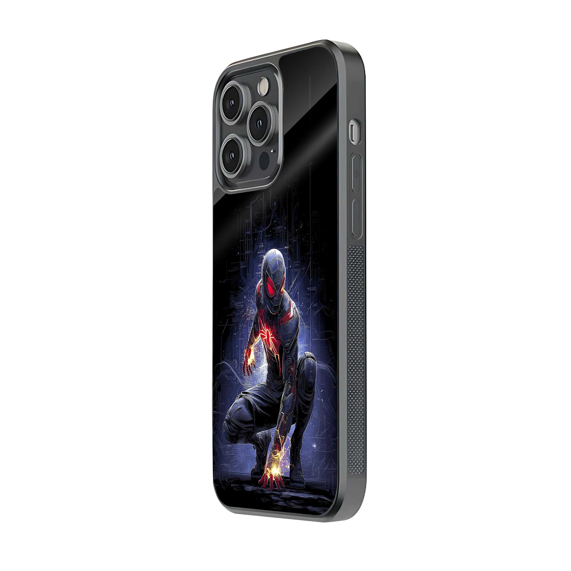 Neon Web Knight Glass Case