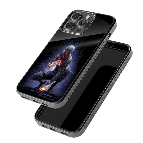 Neon Web Knight Glass Case