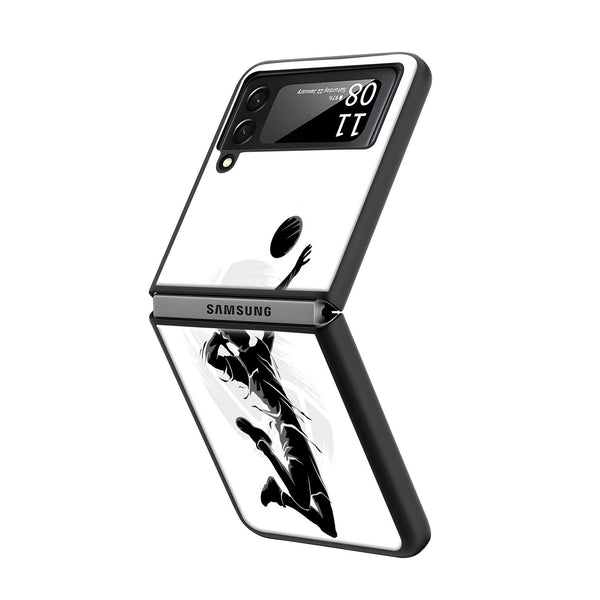 Net Legend Samsung Z Flip Glass Case