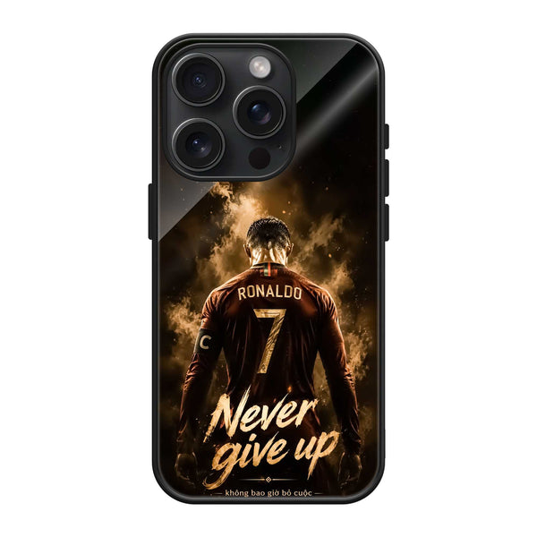 Never Give Up Glass Case