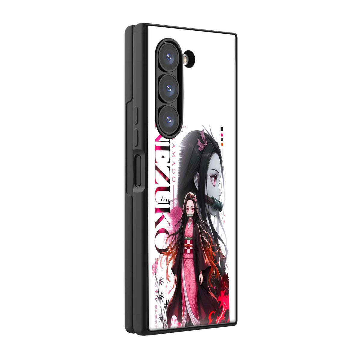 Nezuko Demon Girl Samsung Z Fold Glass Case