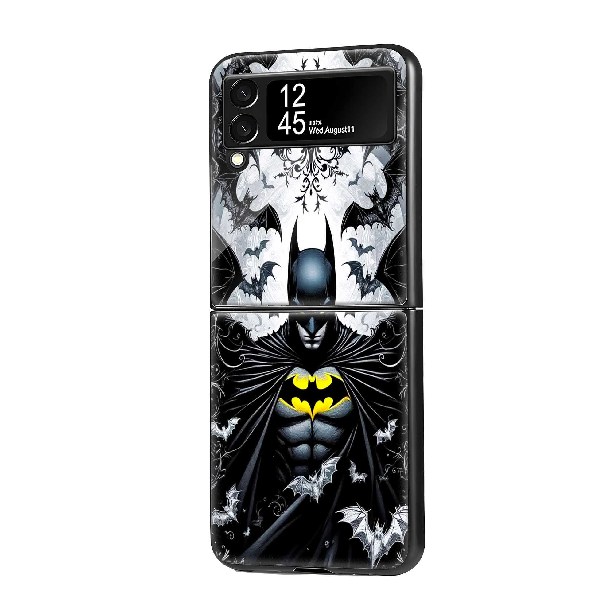 Night Hunter Samsung Z Flip Glass Case