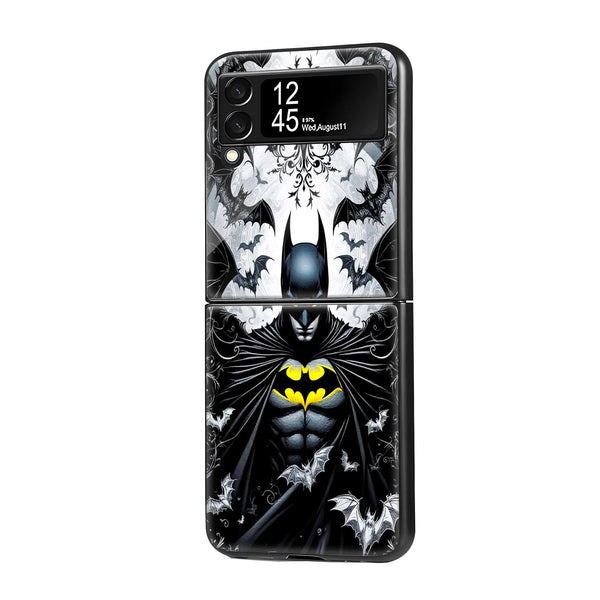 Night Hunter Samsung Z Flip Glass Case