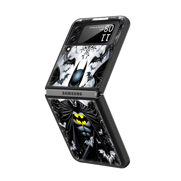 Night Hunter Samsung Z Flip Glass Case