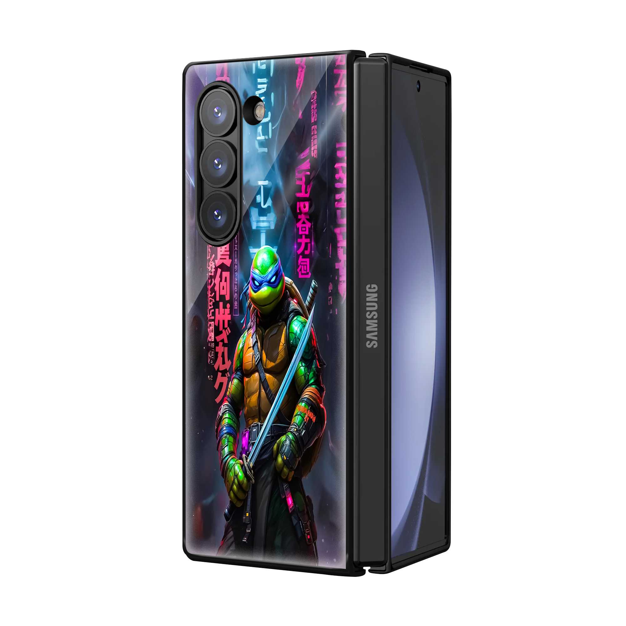 Ninja Turtle Samsung Z Fold Glass Case