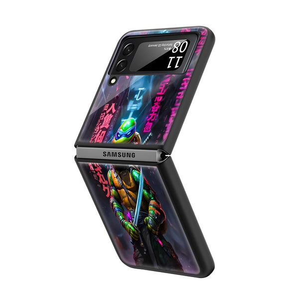 Ninja Turtle Samsung Z Flip Glass Case