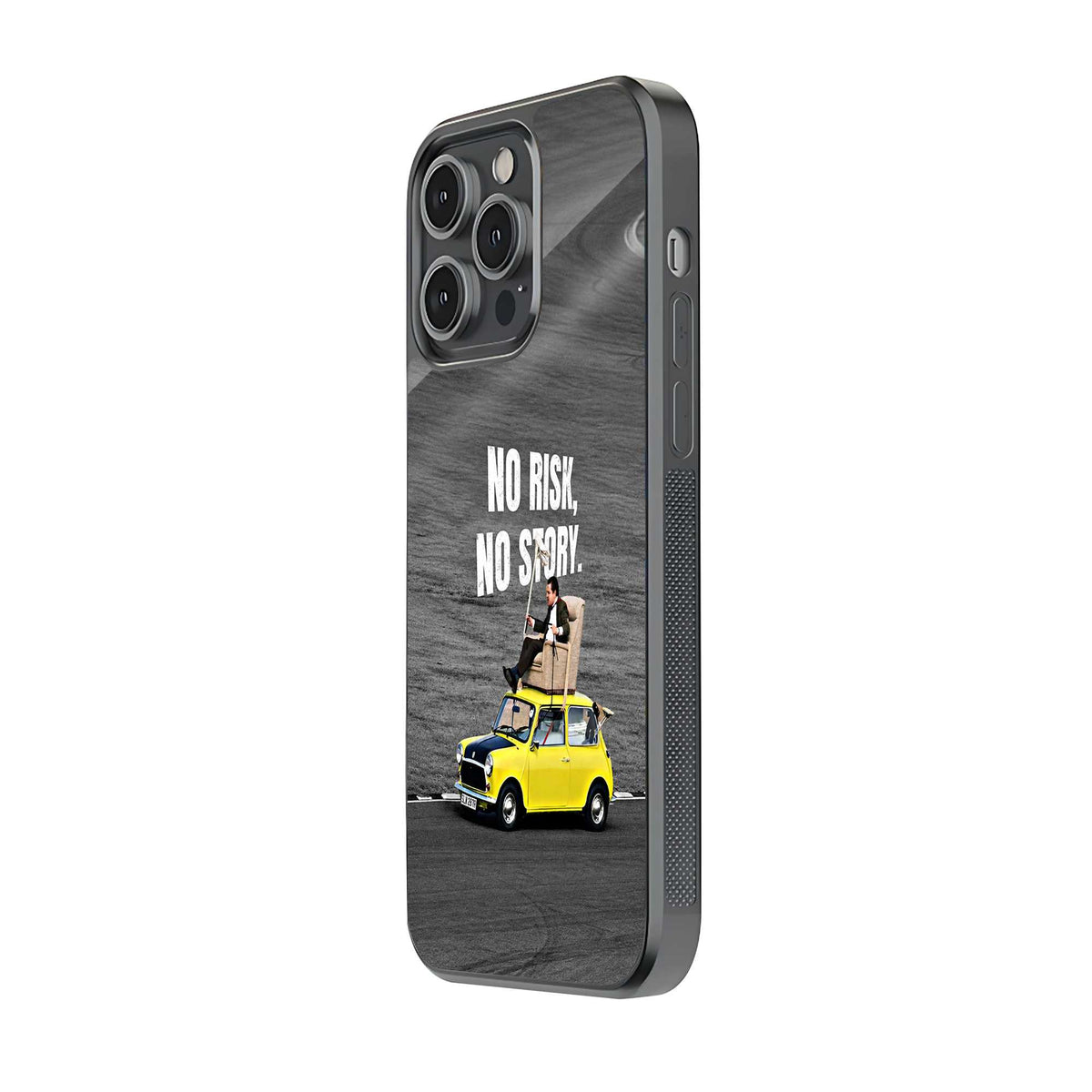 No Risk No Story Glass Case