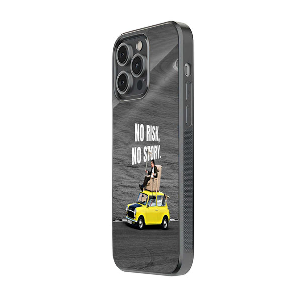 No Risk No Story Glass Case