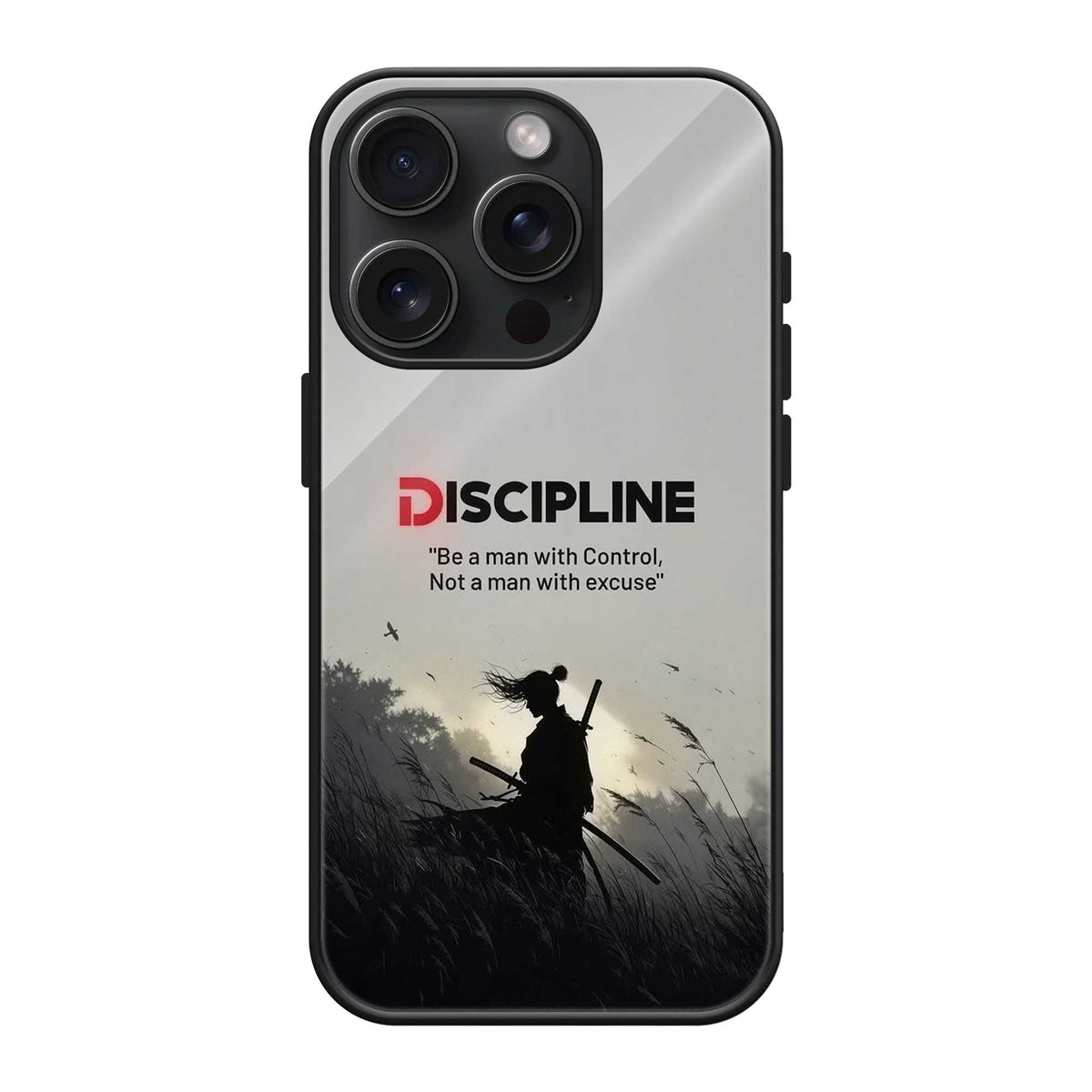 No More Excuses Glass Case