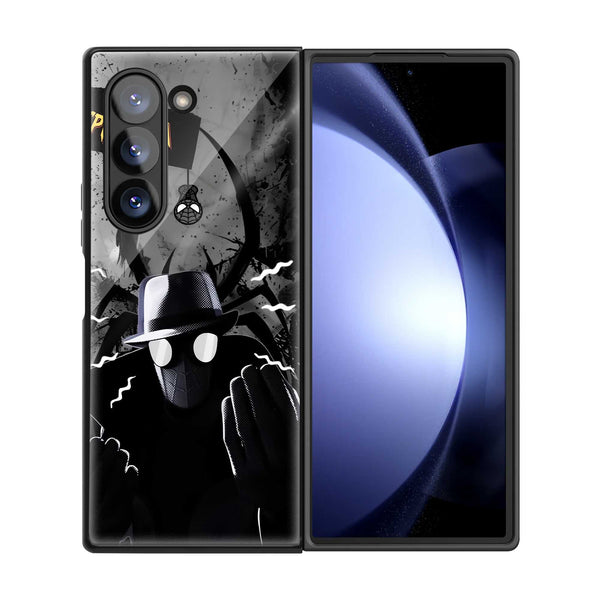 Noir Web Warrior Samsung Z Fold Glass Case