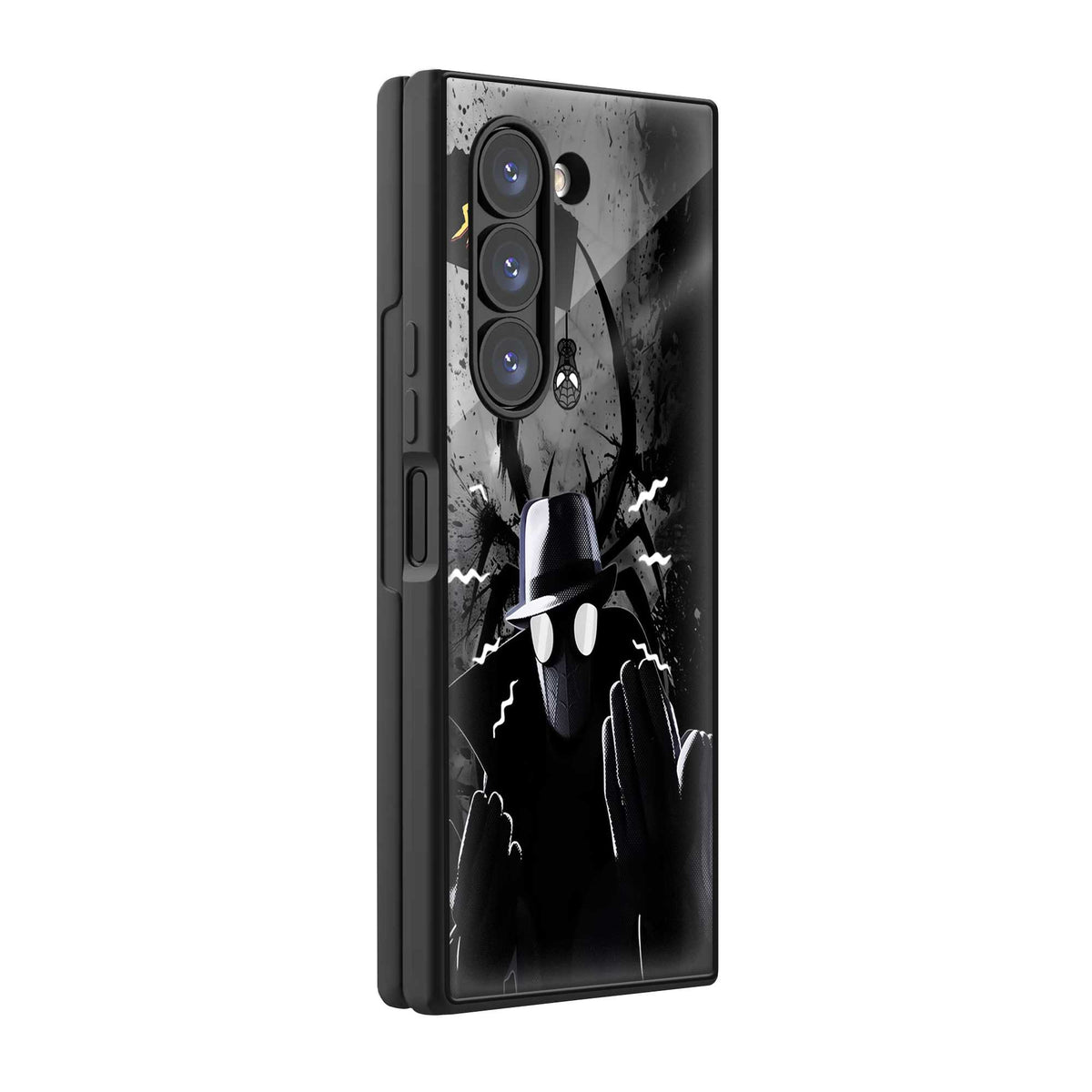Noir Web Warrior Samsung Z Fold Glass Case