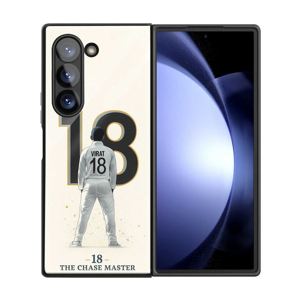 Number 18 Samsung Z Fold Glass Case
