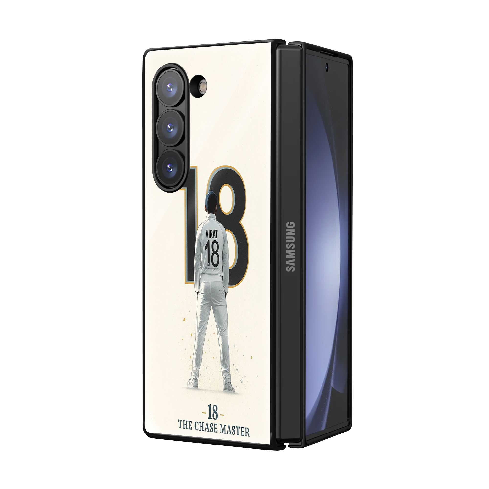 Number 18 Samsung Z Fold Glass Case