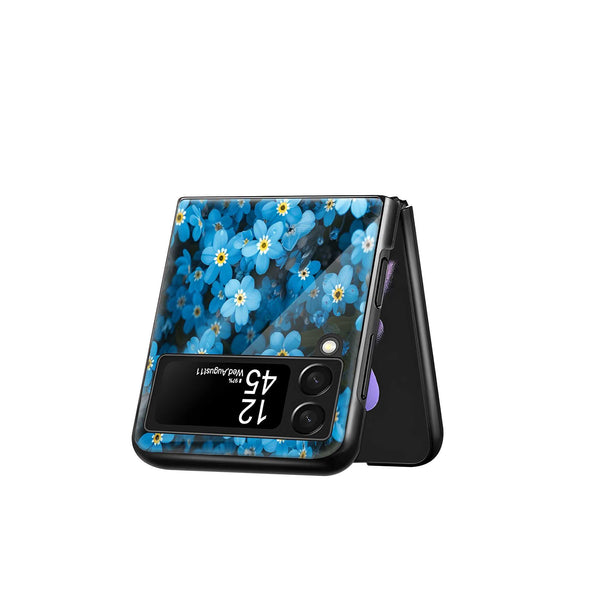 Ocean Bloom Samsung Z Flip Glass Case