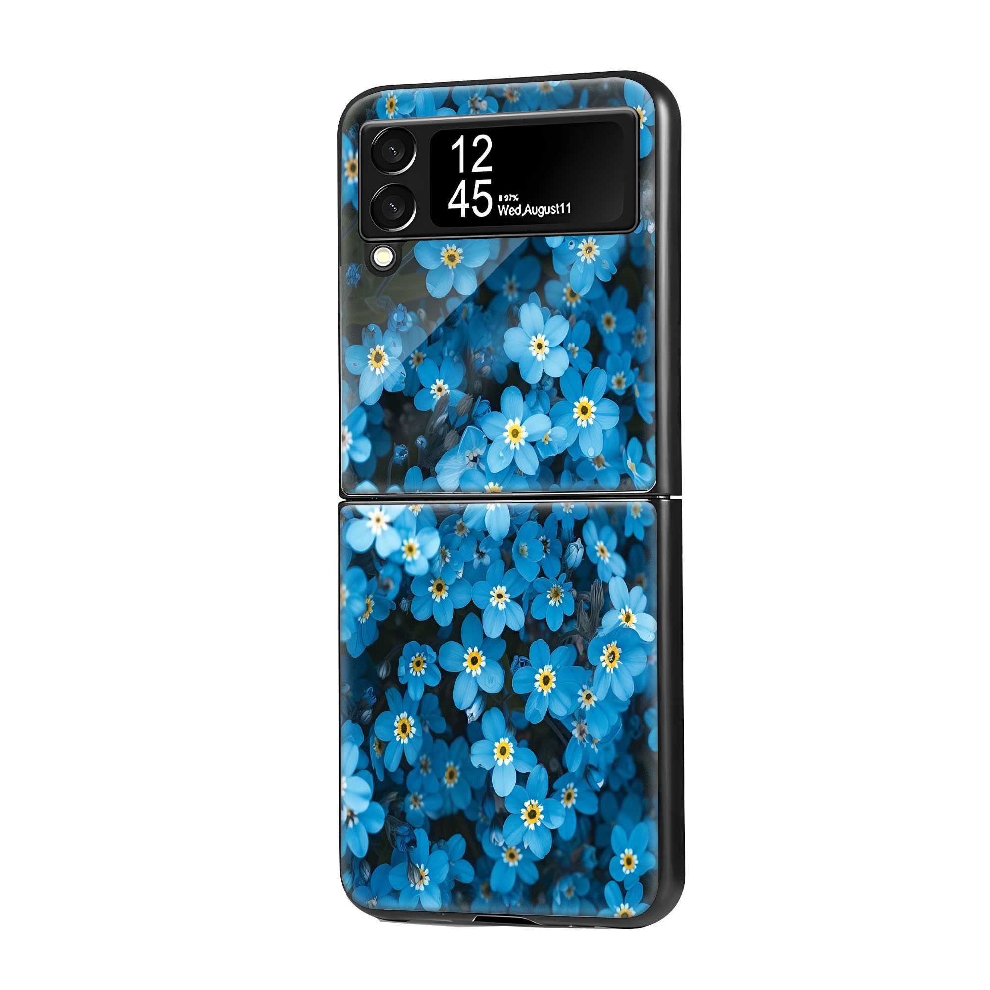 Ocean Bloom Samsung Z Flip Glass Case