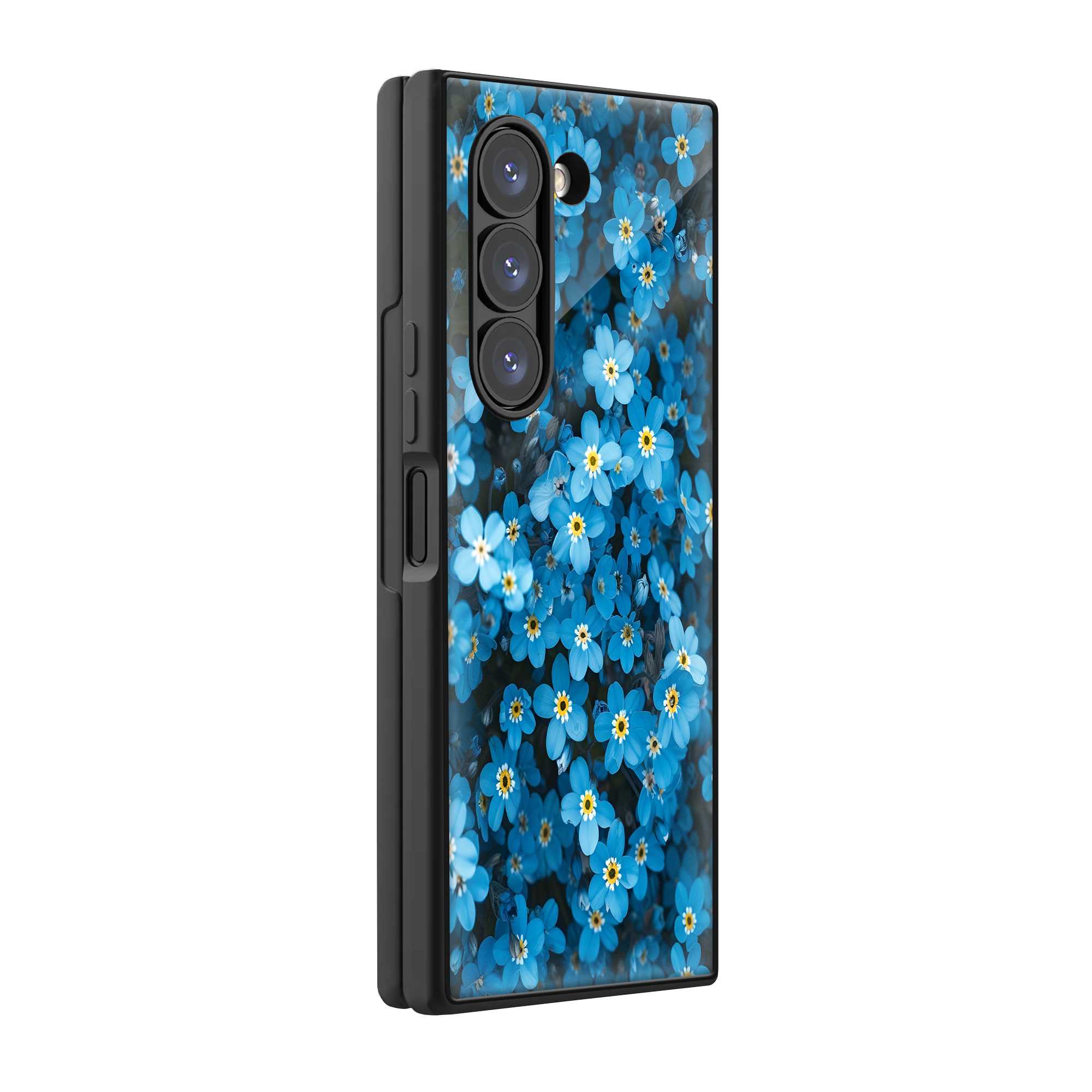 Ocean Bloom Samsung Z Fold Glass Case