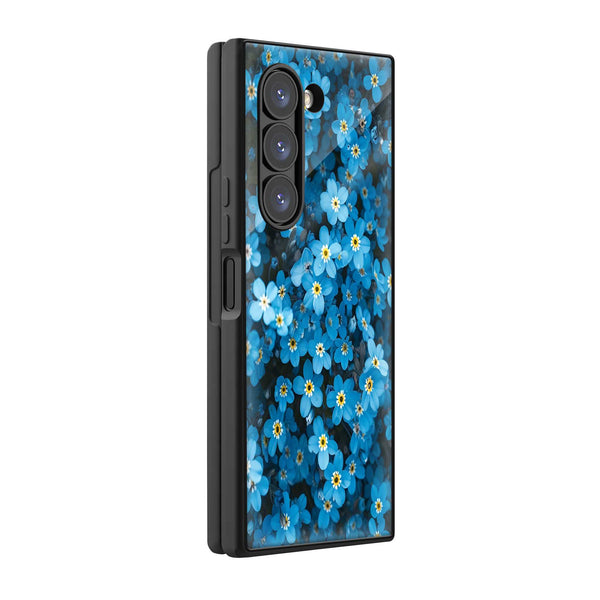 Ocean Bloom Samsung Z Fold Glass Case