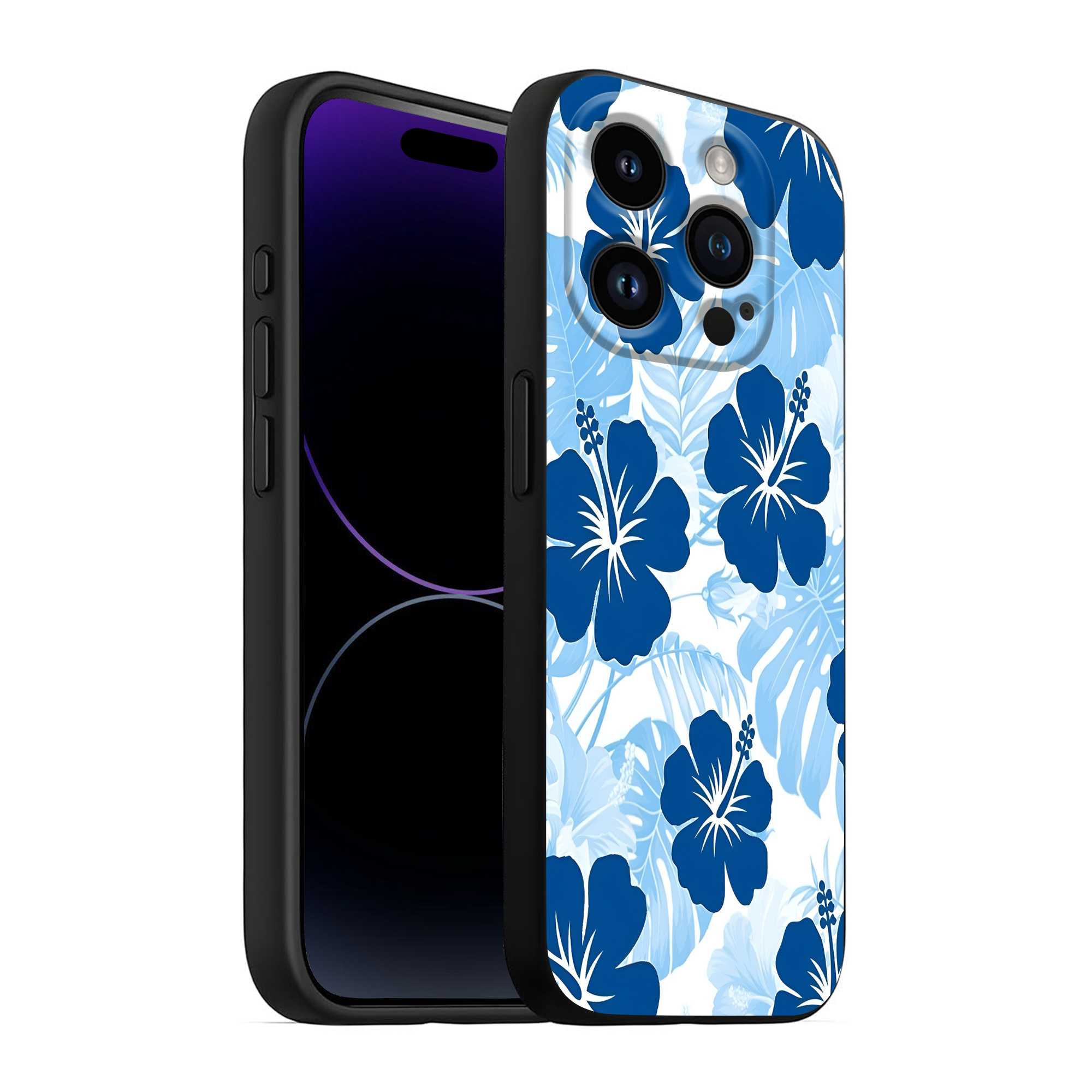 Ocean Floral Silicone Case