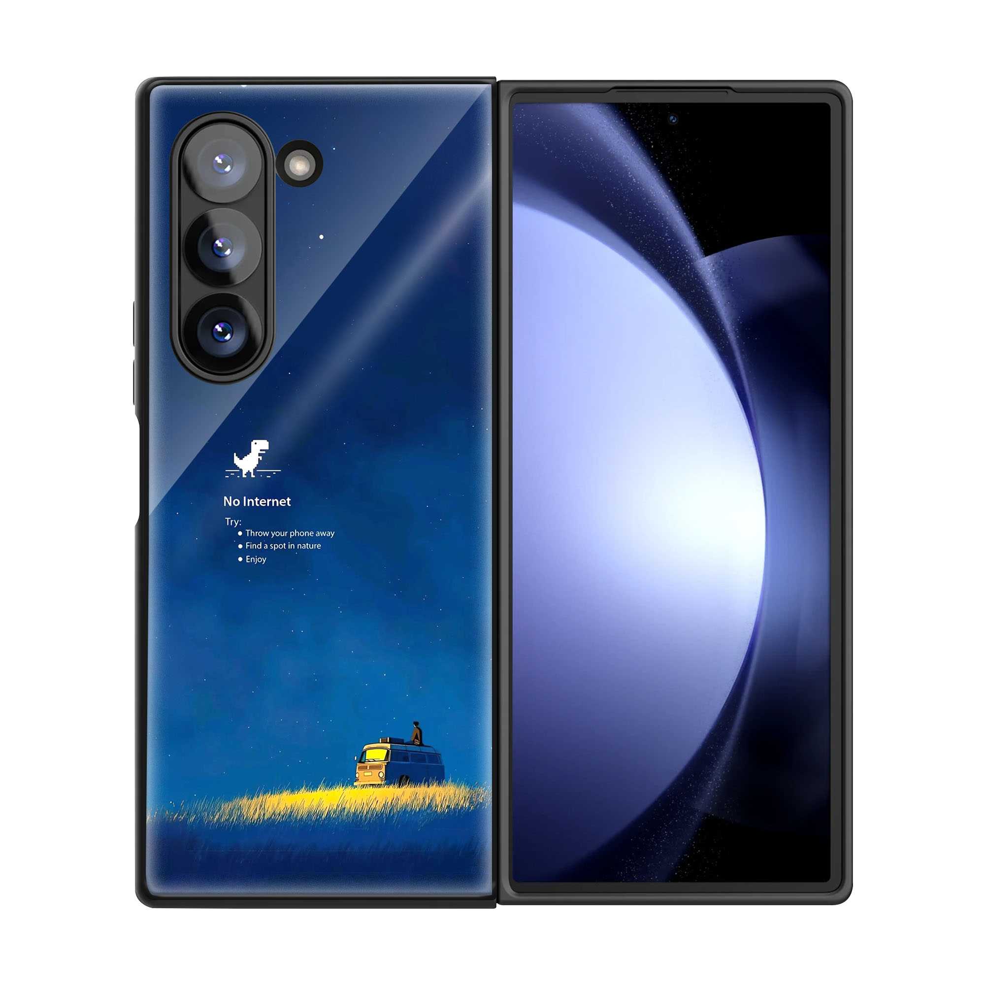 Offline Escape Samsung Z Fold Glass Case