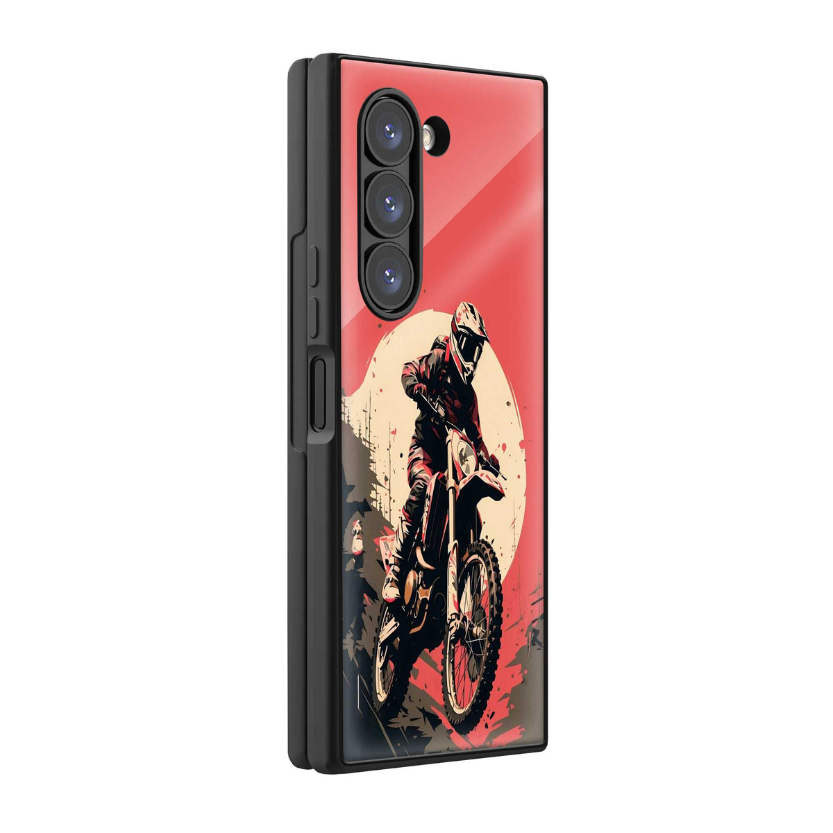 Offroad Rouge Samsung Z Fold Glass Case Main image