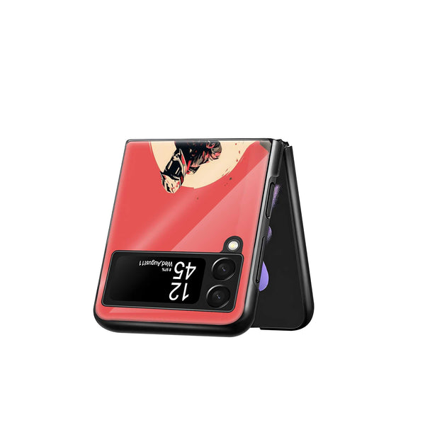 Offroad Rouge Samsung Z Flip Glass Case