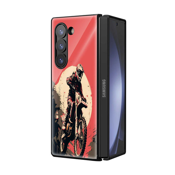 Offroad Rouge Samsung Z Fold Glass Case